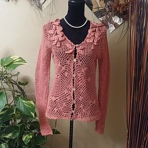 Modern Soul Boho Crochet Sweater